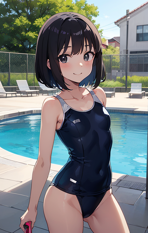 スクール水着微乳女子 / school swimsuit girls