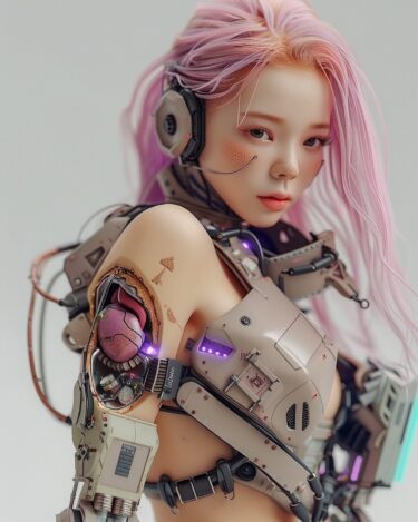 ”未来の夜明け：彼女はロボットではなく、希望のシンボルです / Dawn of the Future: She is Not Just a Robot, but a Symbol of Hope”